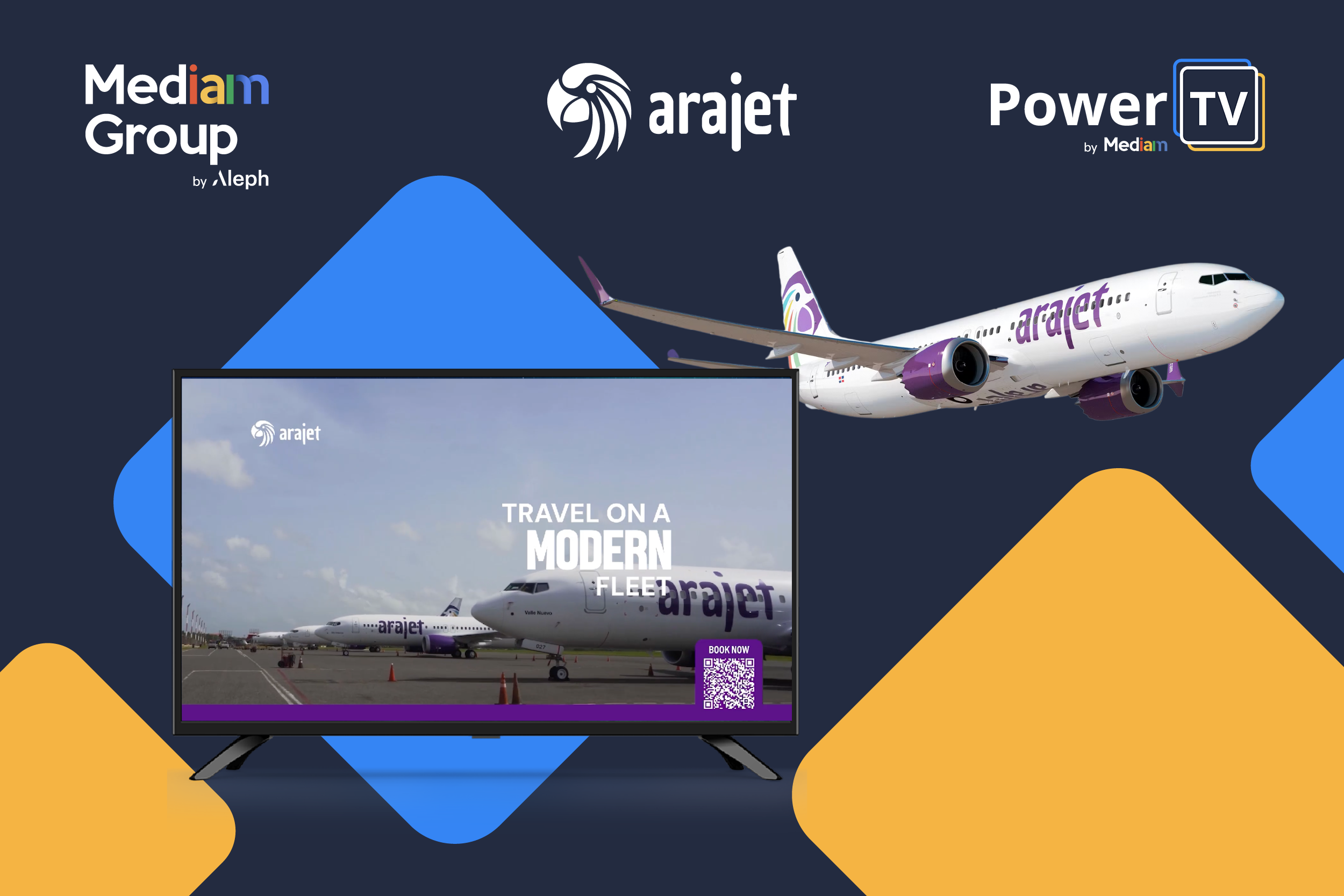 Arajet despega con PowerTV by Mediam: +60% de intención de compra en audiencias impactadas